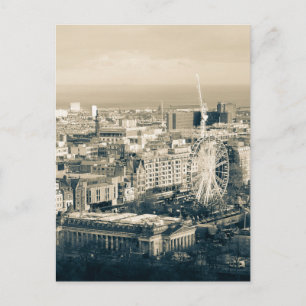 Antikes Edinburgh Postkarte
