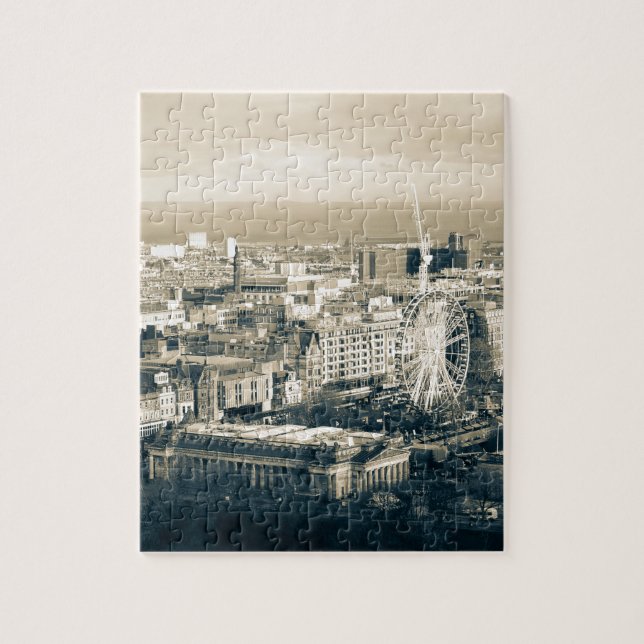 Antikes Edinburgh Puzzle (Vertikal)