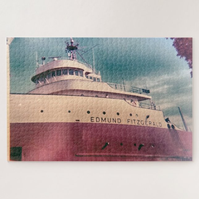 Antikes Edmund-Fitzgerald-Foto Puzzle (Horizontal)