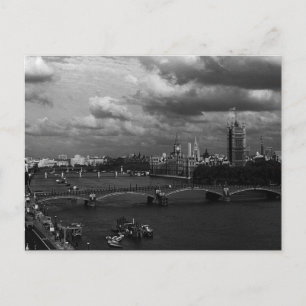 Antikes England London Die Themse Postkarte