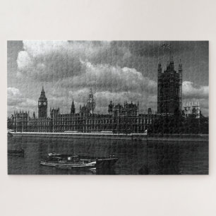 Antikes England London Parlamentshäuser Puzzle