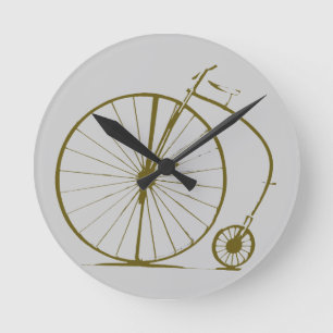 Antikes Fahrrad Runde Wanduhr