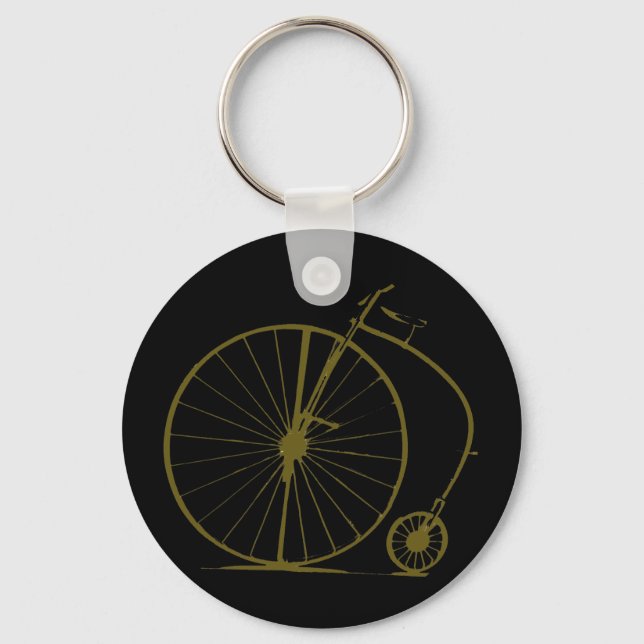antikes Fahrrad Schlüsselanhänger (Vorderseite)