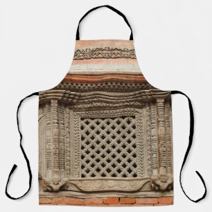 Antikes Fenster im Nasal Chowk Hof von Hanuman Schürze