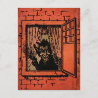 Antikes Fenster Krampus