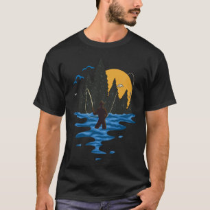 Antikes Fliegenfischen für Fliegenfischer T-Shirt