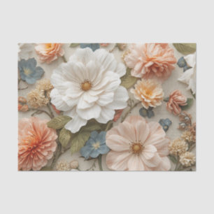 Antikes Florales Decoupage-Papier Cottagecore Bo Seidenpapier