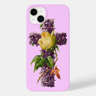 Antikes florales Kreuz Case-Mate iPhone 14 Plus Hülle