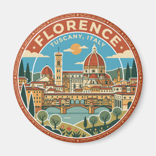 Antikes Florenz Italien Magnet