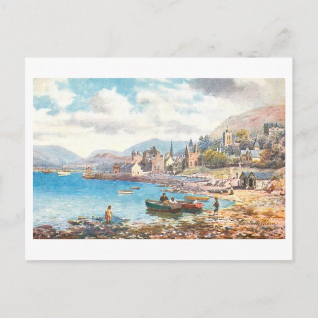 Antikes Fort William, Schottland Postkarte (Vorderseite)