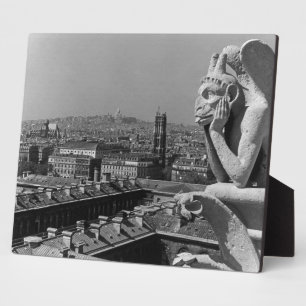 Antikes Frankreich Paris Notre-Dame-Kathedrale Den Fotoplatte