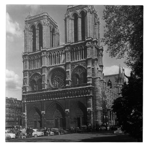 Antikes Frankreich Paris Notre-Dame-Kathedrale Fliese