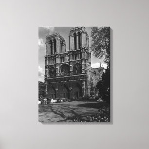 Antikes Frankreich Paris Notre-Dame-Kathedrale Leinwanddruck