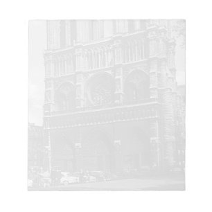 Antikes Frankreich Paris Notre-Dame-Kathedrale Notizblock