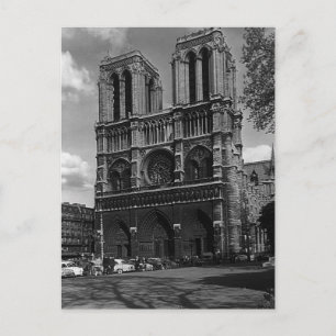 Antikes Frankreich Paris Notre-Dame-Kathedrale Postkarte