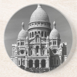 Antikes Frankreich Paris Sacre Coeur Basilika Getränkeuntersetzer