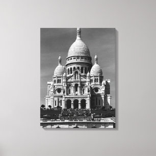 Antikes Frankreich Paris Sacre Coeur Basilika Leinwanddruck