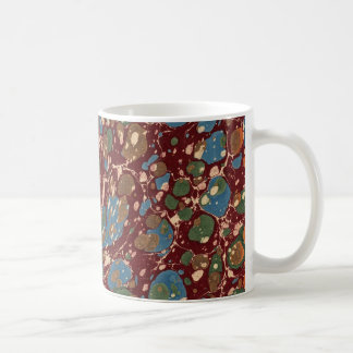 Antikes französisches Marmorpapier Tasse