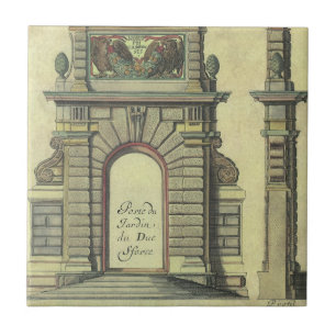 Antikes Gartenbogentor, Renaissance-Architektur Fliese