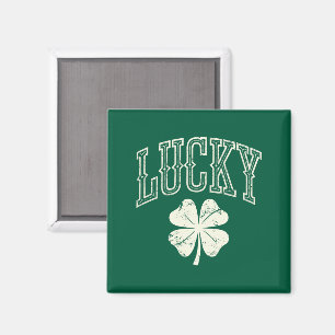 Antikes Glücksklee-St.-Patricks-Tag  Magnet