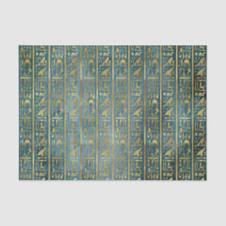 Antikes Gold-Ägypten-Papierdruck Seidenpapier