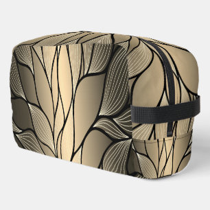 Antikes Gold-Flussdruck-Cut-Sew-Tasche Waschbeutel