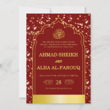 Antikes Goldtor Burgund islamische Hochzeit