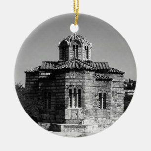 Antikes Griechenland Athen Kirche der Heiligen Apo Keramik Ornament