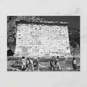 Antikes Griechenland Delphi Athener Schatzhaus Postkarte