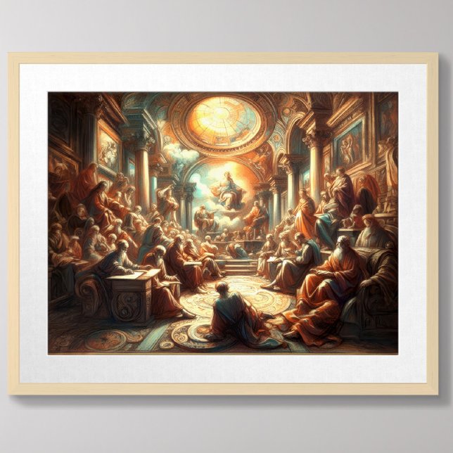 Antikes Griechenland Philosophie Große Hall Schule Poster (Von Creator hochgeladen)