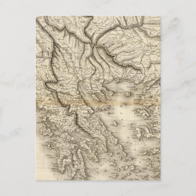 Antikes Griechenland Postkarte (Vorderseite)