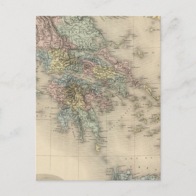 Antikes Griechenland Postkarte (Vorderseite)