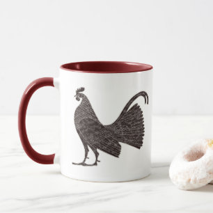 Antikes griechisches Rooster-Design Tasse