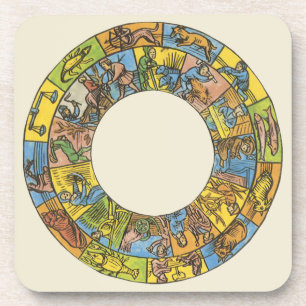 Antikes Himmelsgewölbe, Astrologisches Zodiakus-Ra Getränkeuntersetzer