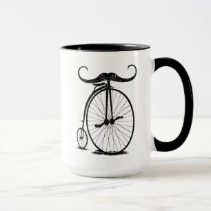 Antikes Hochrad Fahrradlenker Schnurrbart Tasse