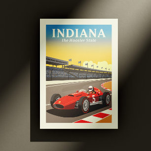 Antikes Indiana Postkarte