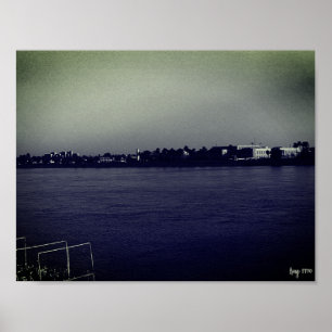 Antikes Irak Bagdad Forat Fluss Poster