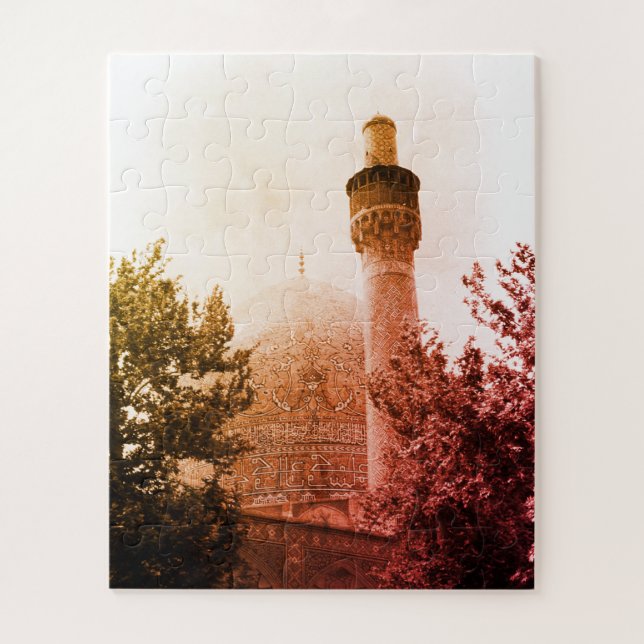 Antikes Iran Isfahan königliche Moschee Puzzle (Vertikal)