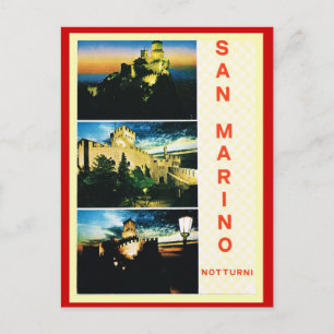 Antikes Italien, Reiseposter, San Marino Postkarte