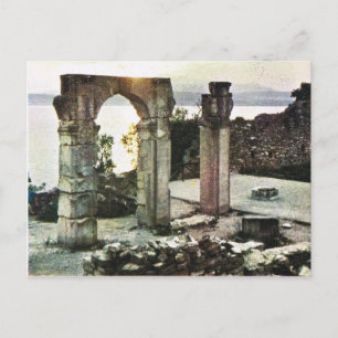 Antikes Italien, Sirmione, Garda, römische Ruinen Postkarte
