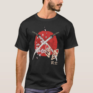 Antikes japanisches Samurai-Katana-Schwert T-Shirt