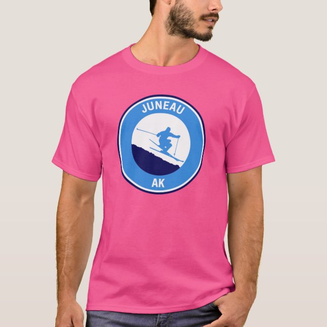 Antikes Juneau Alaska T-Shirt (Vorderseite)