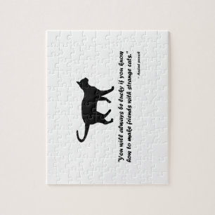 Antikes Kat-Sprichwort Puzzle