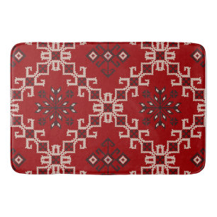 Antikes Kilim-Kissen, dekoratives türkisches marok Badematte