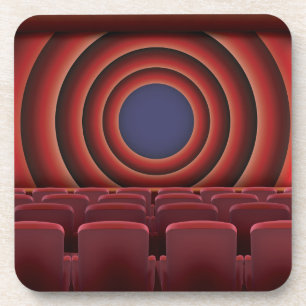 Antikes Kino Filmtheater Untersetzer