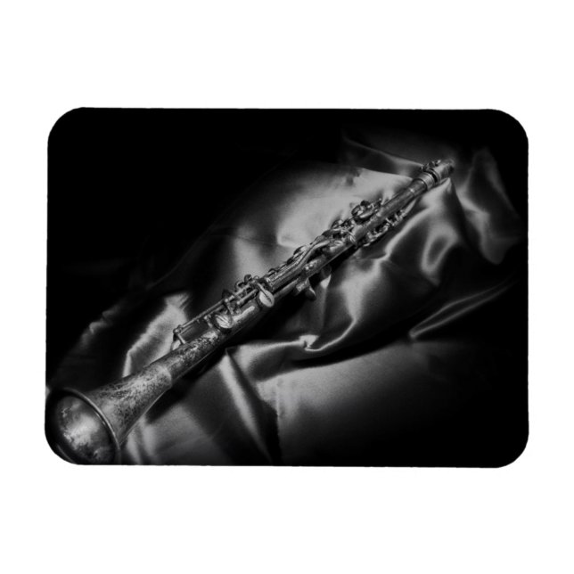 Antikes Klarinettenleben, B&W Magnet (Horizontal)