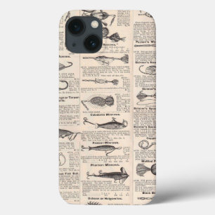 Antikes Köderkatalog-Seite Vintage-Druck Case-Mate iPhone Hülle