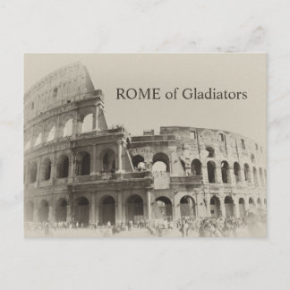 Antikes Kolosseum - Rom der Gladiatoren Postkarte