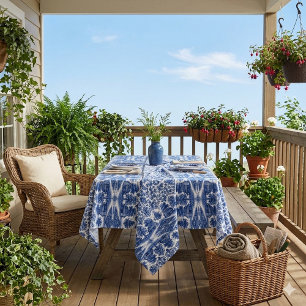 Antikes ländliches Landschaftsdesign französisches Stoff