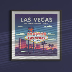 Antikes Las Vegas Nevada Poster